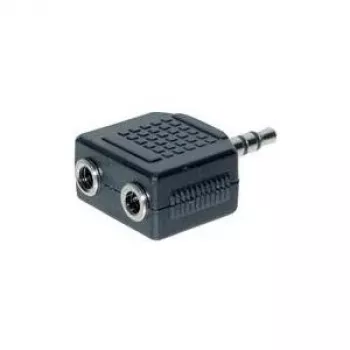 GoodConnections AD-352BU audio-Y-adapterkabel 3,5 mm stereo han til 2x 3,5 mm stereo hun 20 cm sort
