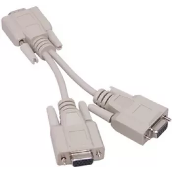 GoodConnections VGA Y-splitter-kabel 0,2 m sort P-4302Y
