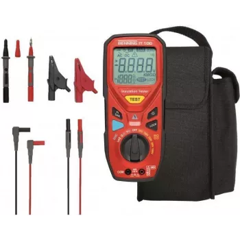 Benning IT 100 isolationsprøver 50 V, 100 V, 250 V, 500 V, 1000 V 20 GΩ 044107
