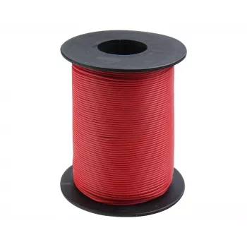 Donau Elektronik 119-10 litstråd 0,14 mm² rød 100 m rulle