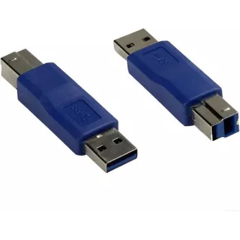 GoodConnections Alcasa USB-AD34 USB-A til USB-B-adapter, blå