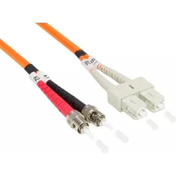 GoodConnections OM2 duplex multimode LWL-patchkabel ST/SC, 50/125µm, 5 m, orange LW-805TC