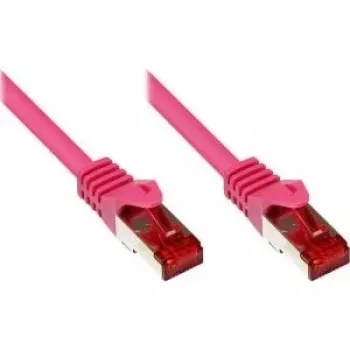 GoodConnections Alcasa 40 m Cat6 S/FTP-netværks-patchkabel RJ-45 stik til stik magenta 8060-400M