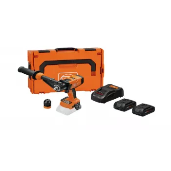 FEIN ASCM 18-4 QMP AS 18V Cordless Impact Drill Driver with 2x 5.0Ah Batteries, ALG 80 Charger and Case 71161665000