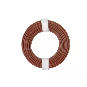 Donau Elektronik 175-018 LiY Stranded Wire 1 x 0.75 mm² Brown