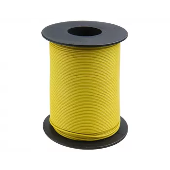 Donau Elektronik 105-3-100 ledning 1 x 0,20 mm² gul 100 m
