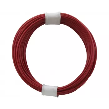 Donau Elektronik 110-0 Stranded Hook-up Wire 1 x 0.04 mm² Red 10 m