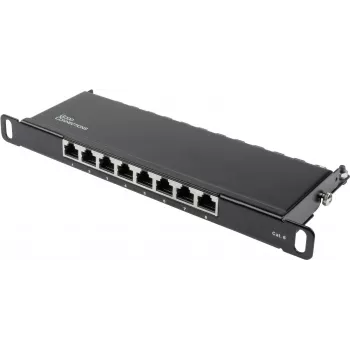 GoodConnections Alcasa GC-N0124 Cat6 afskærmet RJ45 keystone-jack - værktøjsfri, Gigabit Ethernet, sort