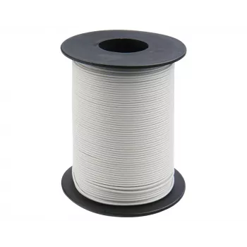 Donau Elektronik 119-15 ledning 1 x 0,14 mm² hvid 100 m