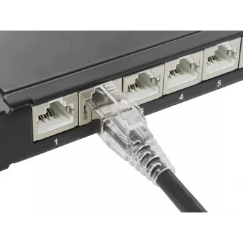 Good Connections Cat.6A S/FTP LSZH patchkabel med RNS latch-beskyttelse, sort, 3m 8060-HV030S