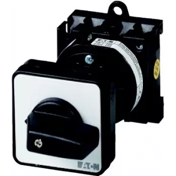 Eaton T0-1-15401/Z 1-polet kontakt, IP65, sort/sølv 048346