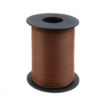Donau Elektronik 105-8-100 ledning 1 x 0,20 mm² brun 100 m