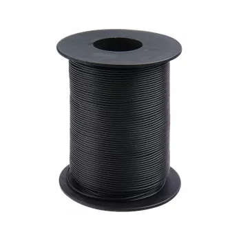 Donau Elektronik 119-11 Stranded Wire 1 x 0.14 mm² Black 100 m