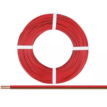 Donau Elektronik 218-08-25 ledning 2 x 0,14 mm² rød, brun 25 m