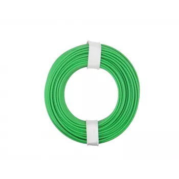 Donau Elektronik 175-014 LiY Stranded Hook-up Wire 1 x 0.75 mm² Green 10 m