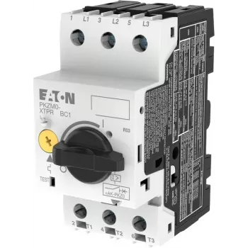 EATON PKZM0-0.16 motorværn, 0,16 A, 3-polet, drejeknap, termisk-magnetisk, DIN-skinne 072730