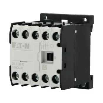Eaton DILEEM-10 Mini Contactor, 3-Pole, 9 A, 230 V AC / 240 V AC Coil, 1 NO Auxiliary, 690 V Insulation 051608
