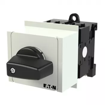Eaton T0-3-8212/IVS vippekontakt, 3-polet, sort/hvid 079186