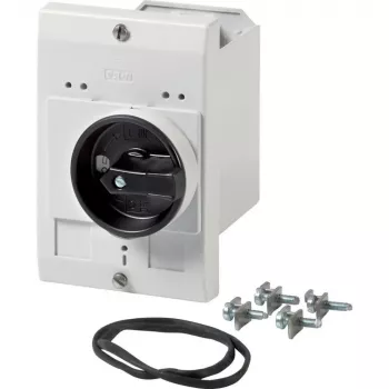 Eaton tomt kabinet med drejeafbryder E-PKZ0-G, overflademontering, 129 x 85 x 80 mm, grå 072907