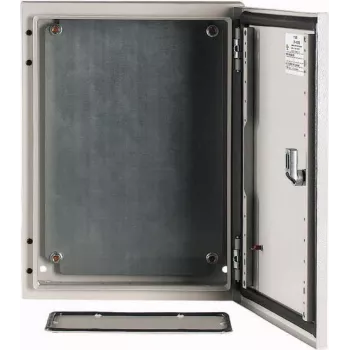 Eaton CS-43/150 Wall-Mounted Enclosure, Grey (RAL 7035), 400x300x150 mm, IP55, Steel 111681