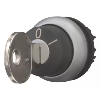 Eaton M22-WS-MS5 nøglevælgerafbryder, 3-positioner, fastlåsende, Ronis MS5, sort 111792