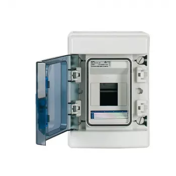 Eaton 174221 IKA-1/4-ST lille fordelerdåse til overflademontage, 4 moduler, 1 række