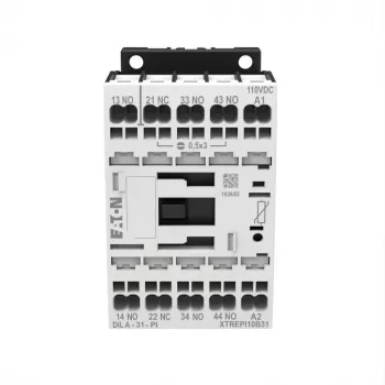 Eaton DILA-31 hjælpekontaktor, 24 V DC spole, 3NO+1NC, 4-polet 199213