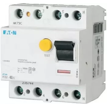 EATON PFIM-40/4/003-G/F fejlstrømsafbryder 40A 4-polet 30mA type F/G 187456
