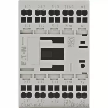 EATON DILM7-01(24VDC) effektkontaktor 3-polet 400V 3kW 1NC 24VDC 199228
