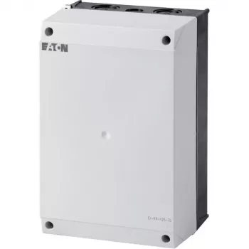 Eaton flangekabinet nederst sort/øverst hvid 160 x 240 mm PC IP65 med DIN-skinne (CI-K 4-125-TS)