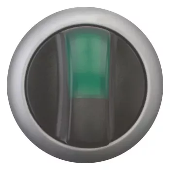 Eaton M22-WLK3-G vippekontakt, sort/grøn/sølv 216837