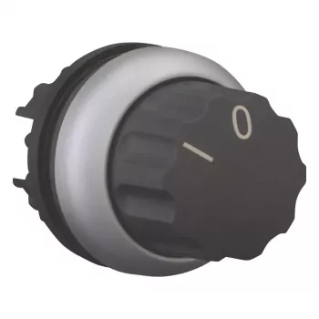 Eaton M22-W vælgerkontakt-betjening, frontring plast, sort