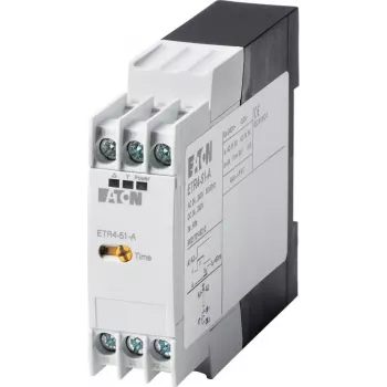 Eaton ETR4-51-A stjerne-trekant-tidsrelæ, 24-240V AC/DC, 3-60s, 2 CO, DIN-skinne 031884