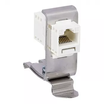 EATON Data Interface Module ZSD-ZWR-RJ45, RJ45 to Screw Terminal, DIN Rail, Cat.5e, Shielded, Light Grey 171507
