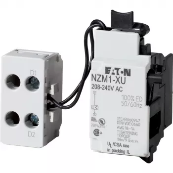 Eaton underspændingsudløser med sidemonteret klemblok til NZM1-automatsikringer (259442)