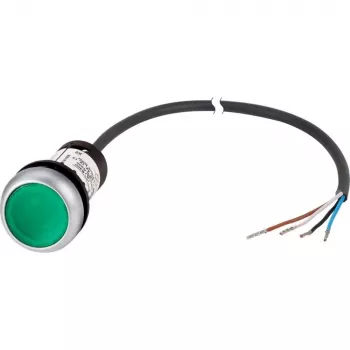 Eaton C22-DL-G-K10-24-P62 trykknap flad, grøn 185586