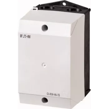 Eaton CI-K1H tomt kabinet til DIN-skinne montering, 80 x 120 x 95 mm, lysegrå (RAL 7035)/sort (RAL 9005) 105853