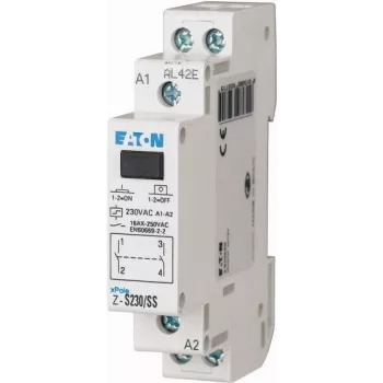 Eaton Z-S230/SS modulær kontaktor 2NO 20A 230V AC hvid 265271