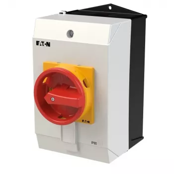 Eaton T3-3-8342/I2/SVB 6-polet hovedafbryder, 32 A, rød/gul 207208