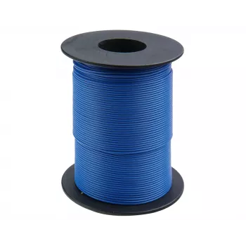 Donau Elektronik 105-2-100 Hook-Up Wire 1 x 0.20 mm² Blue 100 m