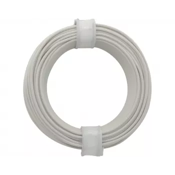 Donau Elektronik 118-5 ledning 1 x 0,14 mm² hvid 10 m