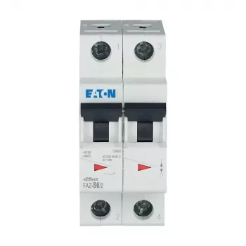 Eaton FAZ-S6/2 automatisk sikring type S 6A 2-polet 6kA 278809