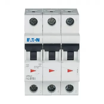 Eaton FAZ-B16/3 automatisk sikring type B, 3-polet, 16 A 278847
