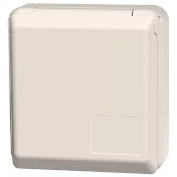 MENNEKES 4971 Schuko-overfladestikdåse 16A 2P+E 230V IP44 grå
