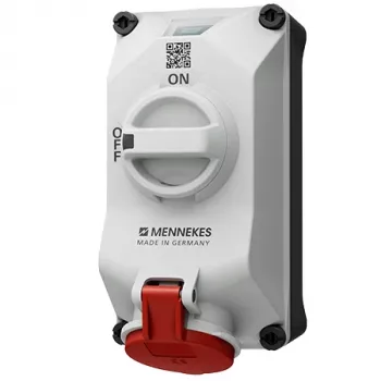 Mennekes DUOi 16A 5-polet 6h 400V IP44 vægmonteret CEE-stikdåse 5611506G