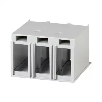 Eaton 260038 klemmedæksel til NZM2 3-polet effektafbryder, BG2 ramme, grå