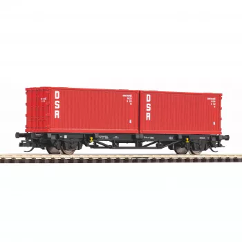 Piko TT 47727 TT containervogn 2x20 DSR fra DR