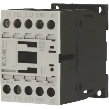 Eaton DILM7-10 3-Pole Contactor, 230V 50Hz / 240V 60Hz Coil, 1NO Auxiliary, 3kW AC-3 400V 276550