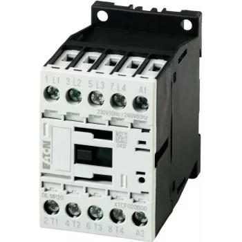 Eaton DILM7-01 kontaktor, 24 V DC, IP20, 45 x 68 mm, sort/hvid 276600