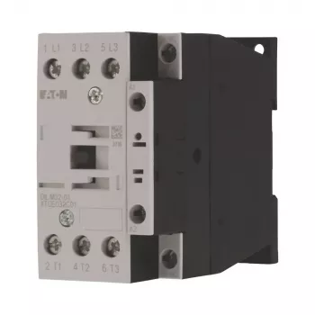 Eaton DILM32-01(RDC24) Power Contactor, 3-Pole, 32 A, 24-27 V DC Coil, 1 NC Auxiliary 277306